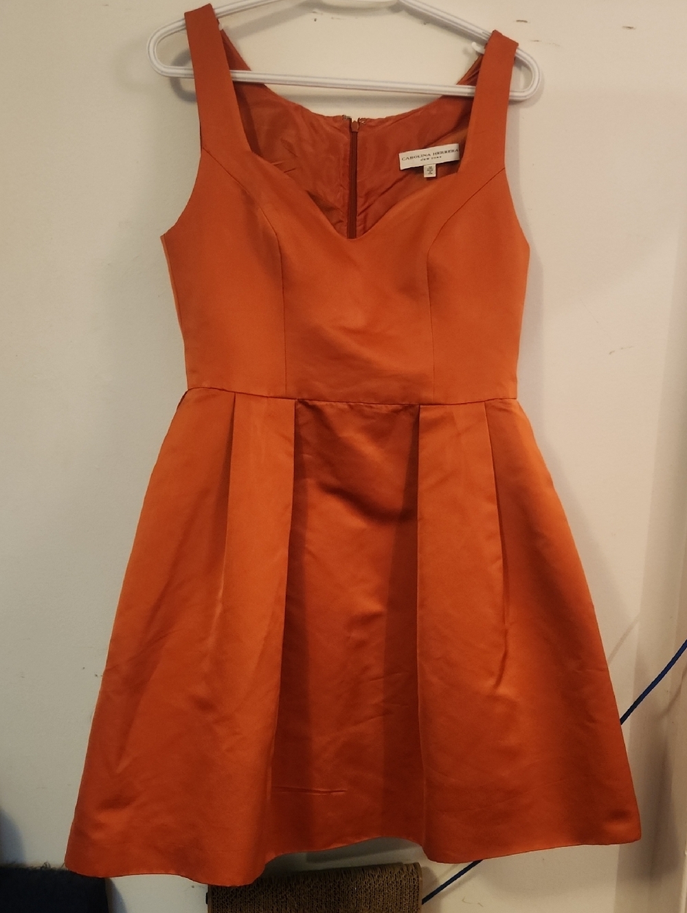 Carolina Herrera Silk Cocktail Dress
